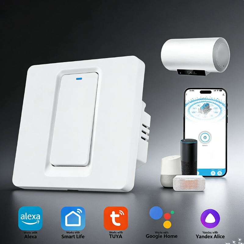 Smart Accessories - مفتاح سخان المياه الذكي/واي فاي وتحكم