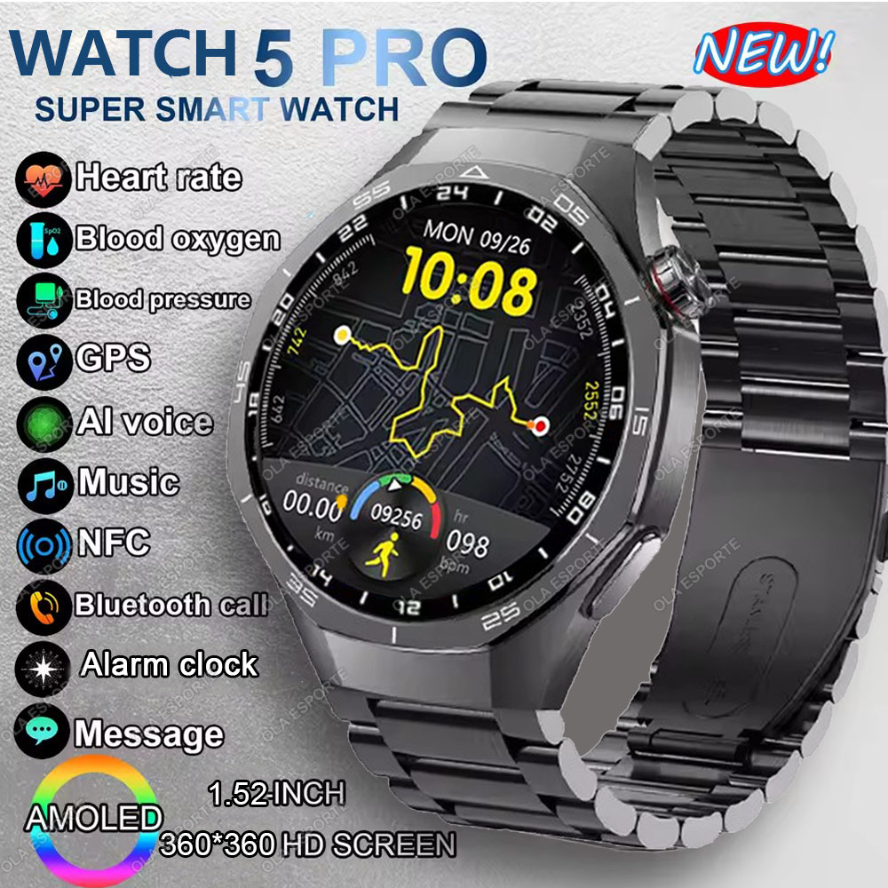 Smartwatch Custom - ساعة ذكية جديدة 5 برو بشاشة