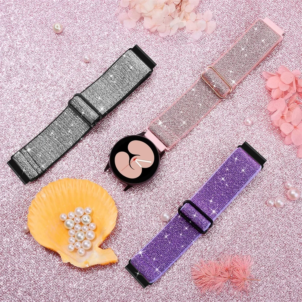 حزام لامع مرن لساعة سامسونج جا - مراجعة Titan Smartwatch Accessories وسعره