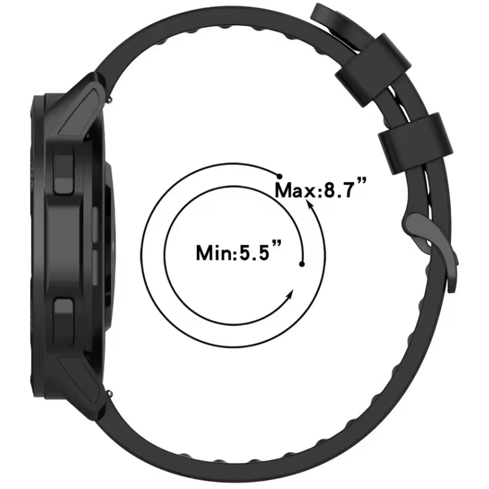 حزام سيليكون 20 مم 22 مم لساعة - مراجعة Smartwatch X2 وسعره
